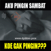 DP BBM Lucu Bahasa Jawa Pingin Animasi Gambar bergerak