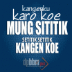 DP BBM Lucu Bahasa Jawa Romantis Kangen Rindu