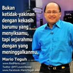 DP BBM Lucu Kata Kata Bijak Mario Teguh Tentang Kesuksesan