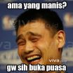 DP BBM Gambar Meme Lucu Ramadhan Buka Puasa Gratis