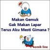 DP BBM Lucu Gendut Akibat Banyak Makan