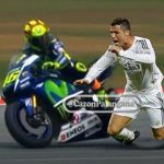 DP BBM Lucu Valentino Rossi Vs Ronaldo