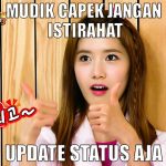 Meme Mudik Lebaran Aman Sampai Tempat Tujuan