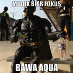 Meme Mudik Lebaran Aqua