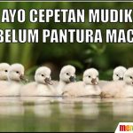 Meme Mudik Lebaran Berangkat Lebih Awal Sebelum Pantura Macet