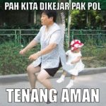 Meme Mudik Lebaran Dikejar Polisi