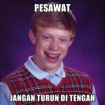 Meme Mudik Lebaran Jangan Turun di Tengah Jalan
