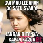 Meme Mudik Lebaran Kapan Kawin