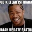 Meme Mudik Lebaran Kok Malah Sibuk Update Status