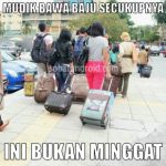 Meme Mudik Lebaran Minggat