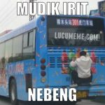 Meme Mudik Lebaran Nebeng Bus Yang Penting Selamat Sampai Tujuan