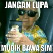 Meme Mudik Lebaran Nenek Nenek GOkil
