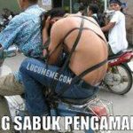 Meme Mudik Lebaran Pasang Sabuk Pengaman