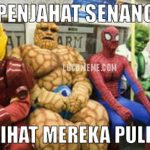 Meme Mudik Lebaran Super Hero Pulang Kampung