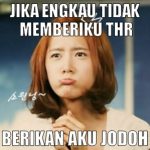 Meme Mudik Lebaran THR Belum Cair