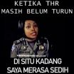 Meme Mudik Lebaran THR Belum Turun
