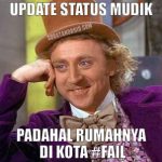 Meme Mudik Lebaran Tidak Punya Kampung Halaman