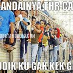 Meme Mudik Lebaran Tiket Kereta Api Habis