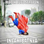 Meme Superman Mudik Lebaran